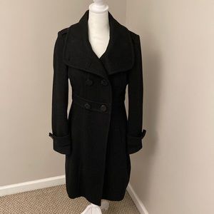 Guess Black Wool Coat